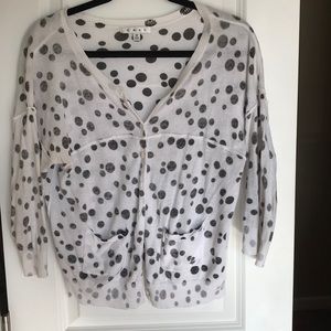 CAbi Polka dot Cardigan